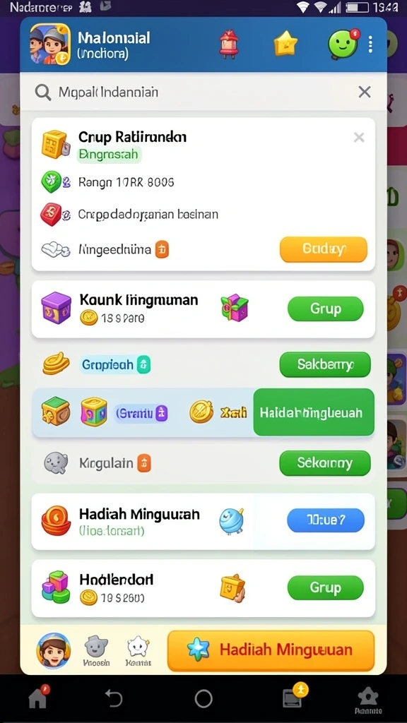 Screenshot misi dalam 62VIP yang menantang.