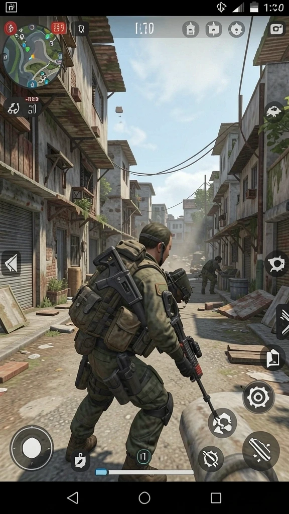 In-game leaderboard untuk melihat peringkat pemain.