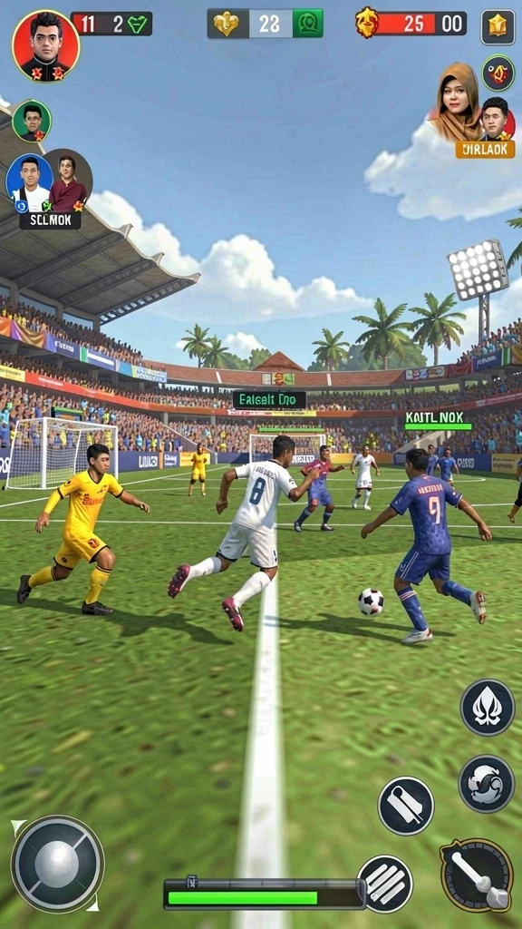 Tampilan layar utama A7777 yang menarik.