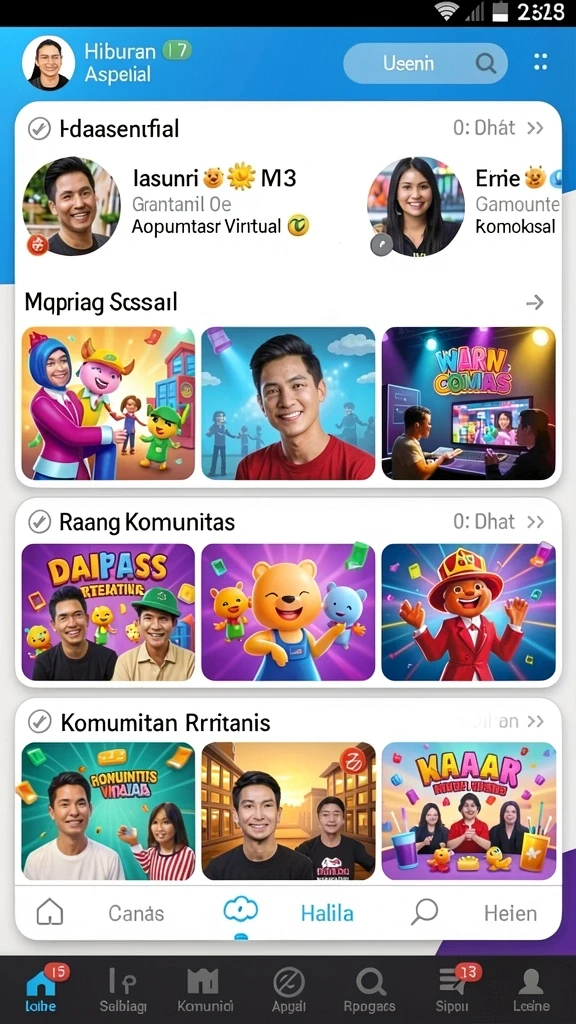 Tantangan seru yang bisa dinikmati bersama teman.
