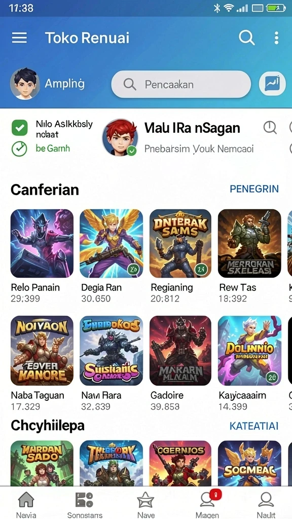 Tampilan antarmuka yang menarik dan mudah dinavigasi.