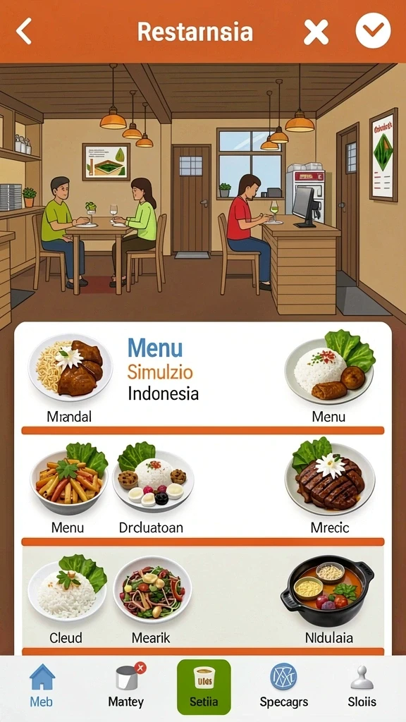 Tangkapan layar kedua menunjukkan variasi musuh yang dihadapi dalam permainan.
