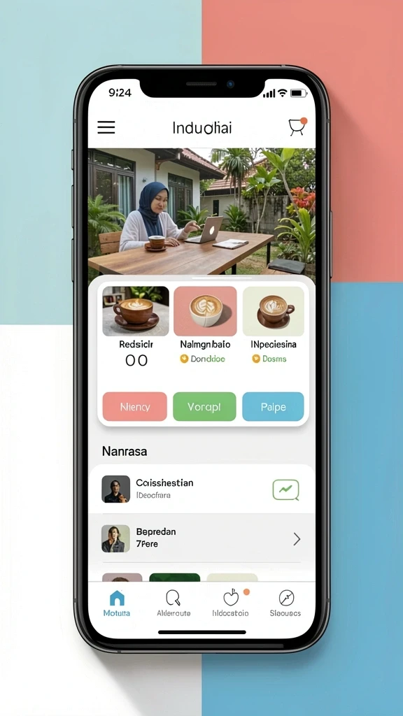 Tampilan antarmuka yang ramah pengguna.
