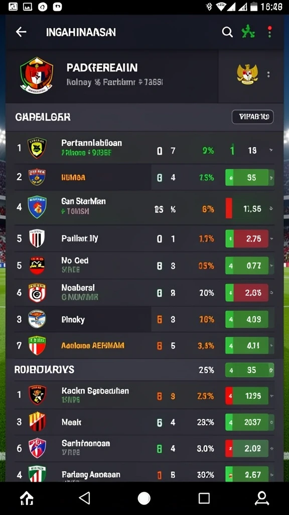 Tampilan awal yang menarik dan mudah digunakan.