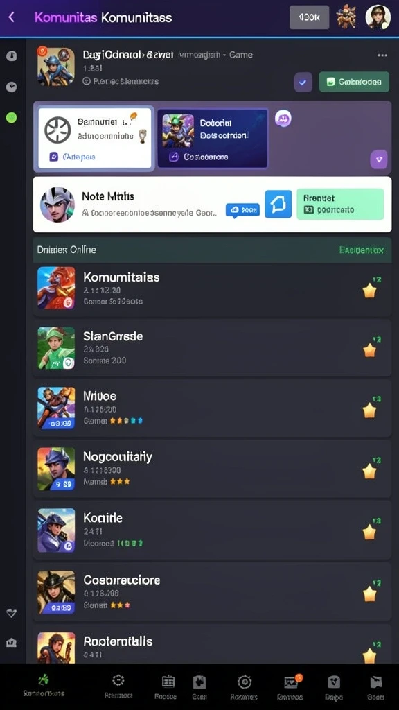 Screenshot menampilkan variasi permainan yang menarik.