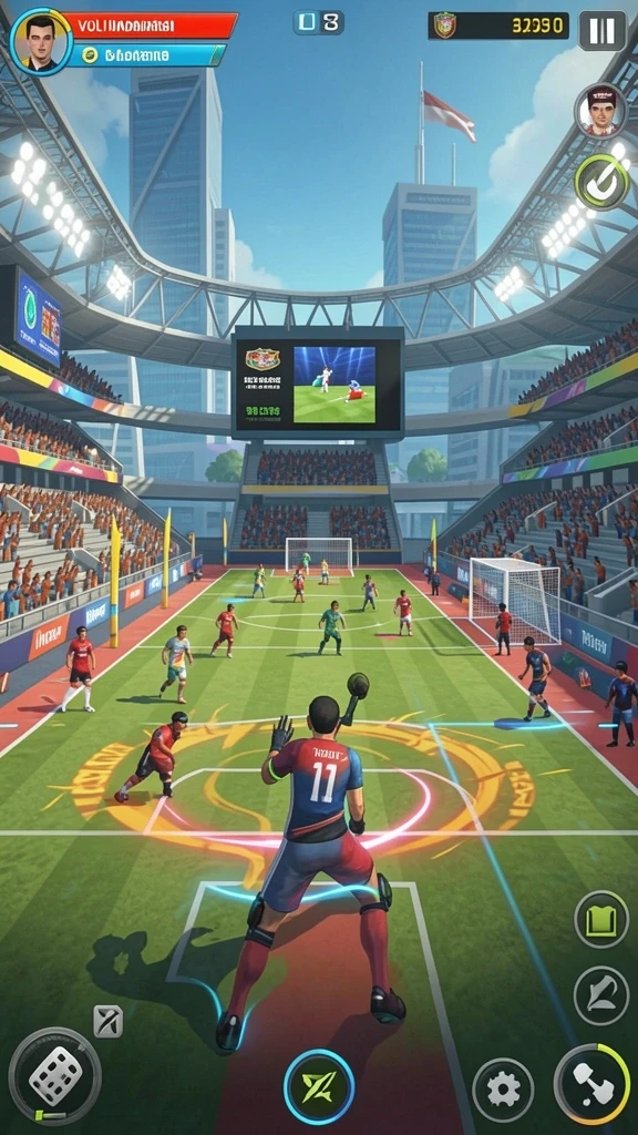 Tangkapan layar menunjukkan pemandangan menakjubkan dalam game.