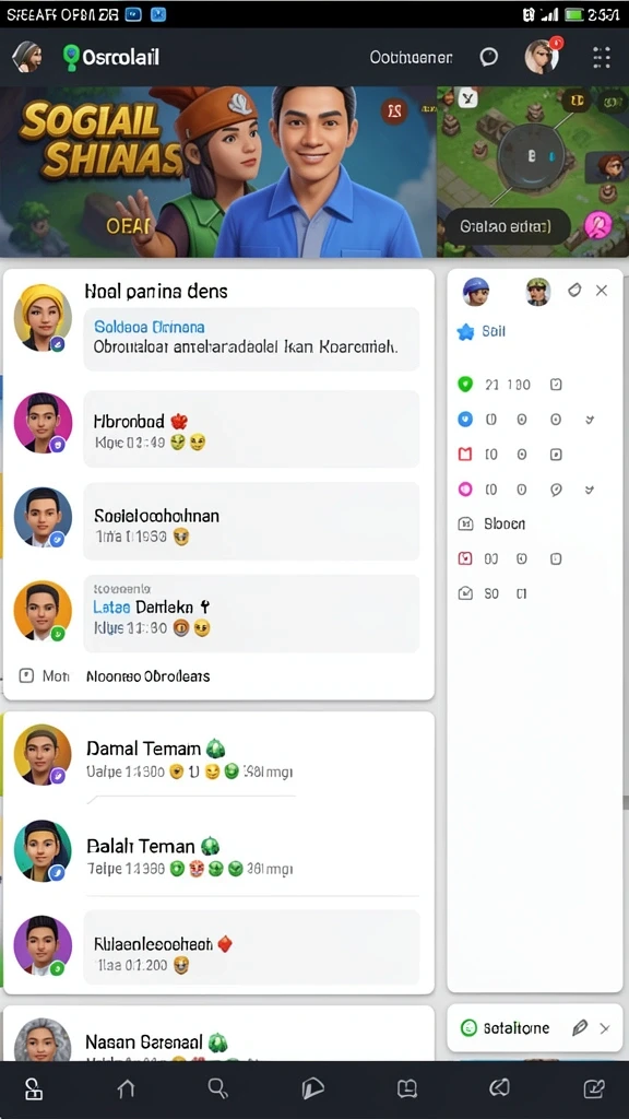 Menu pengaturan yang mudah digunakan.