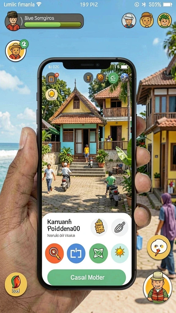 Tampilan grafis JANDA4D yang memukau.