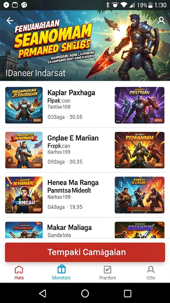 Pengalaman bermain yang seru dan mendebarkan.