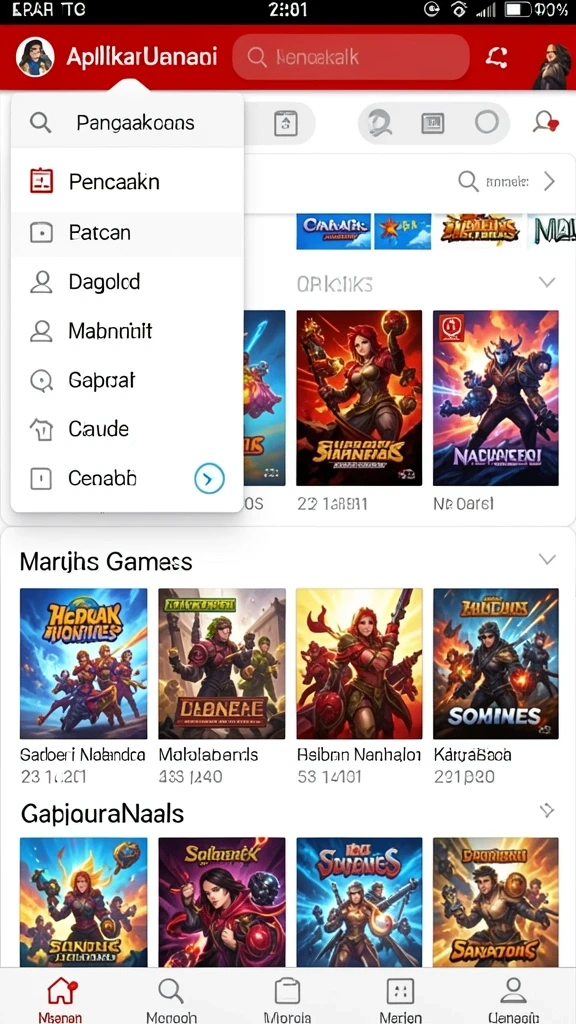 Tampilan antarmuka yang intuitif.