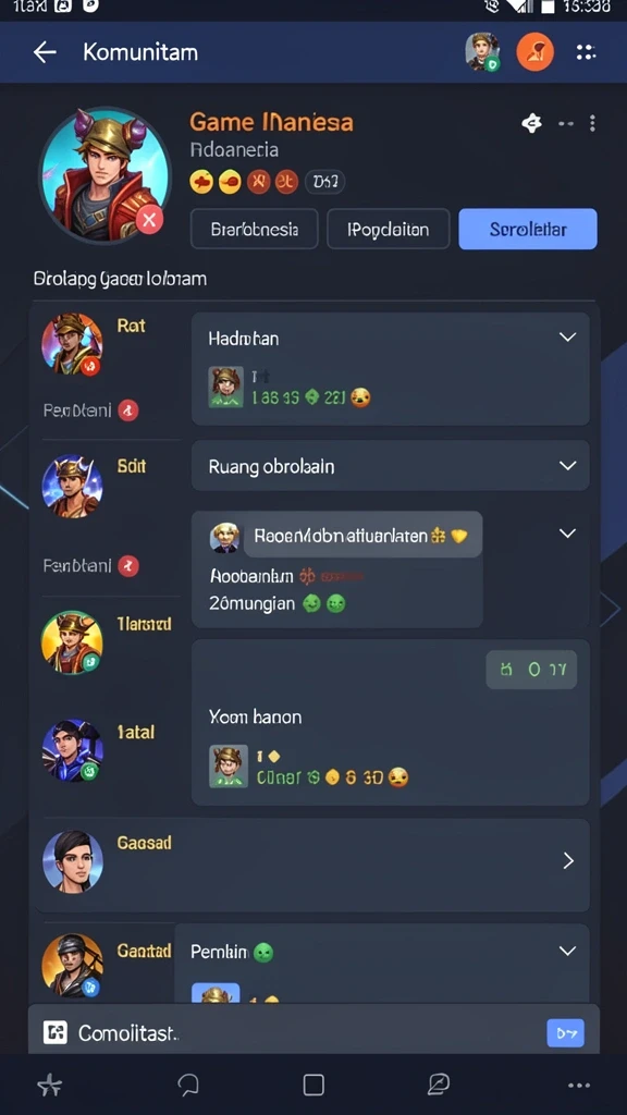 Tampilan antarmuka yang menawan dan user-friendly.