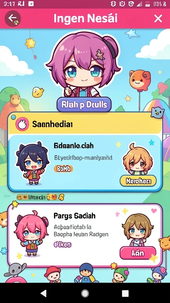 Berbagai mode permainan yang seru dan menantang.
