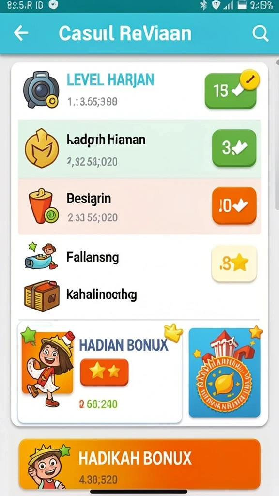 Screenshot menampilkan grafis memukau dalam game.