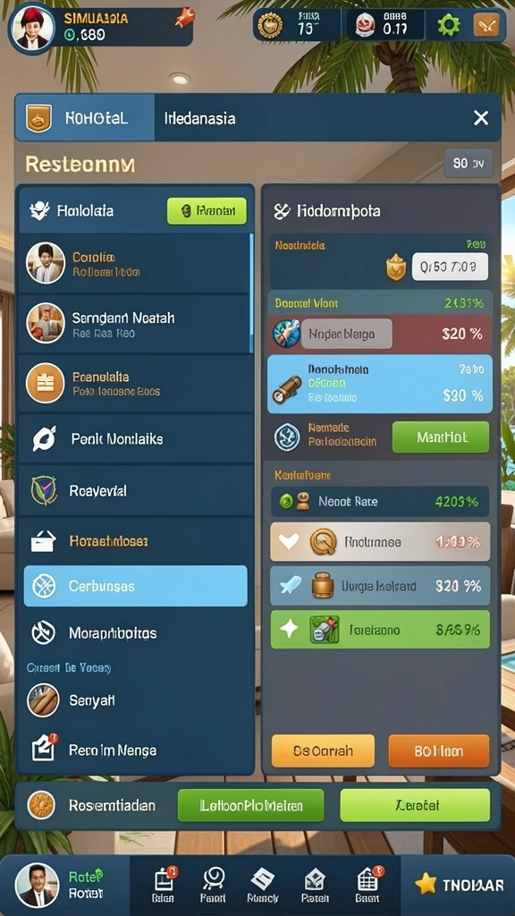 Screenshot dari berbagai permainan yang ditawarkan LUXURY333.