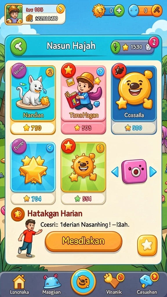 Tampilan antarmuka yang ramah pengguna.