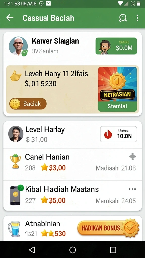Screenshot gameplay MENARA4D yang menegangkan.