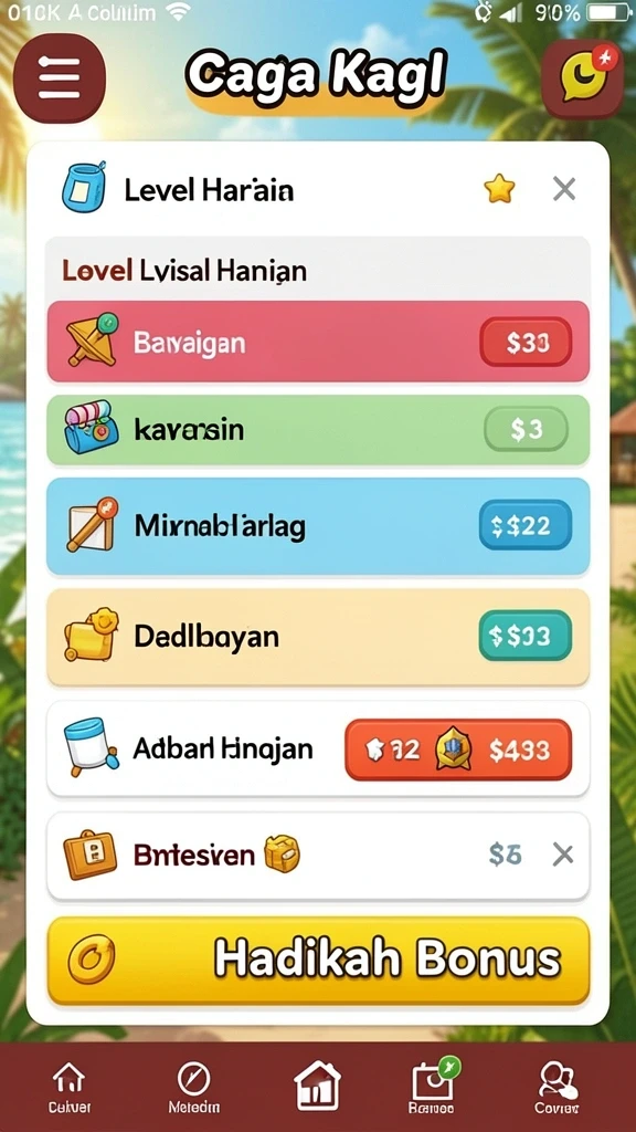 Tampilan antarmuka yang menarik dan user-friendly.