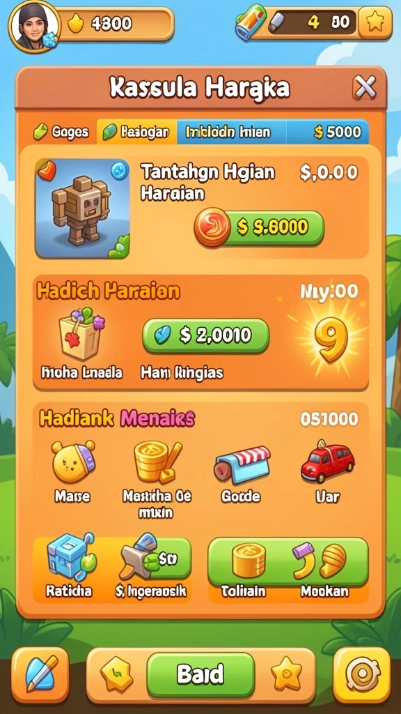 Karakter unik yang dapat dimainkan dalam game ini.
