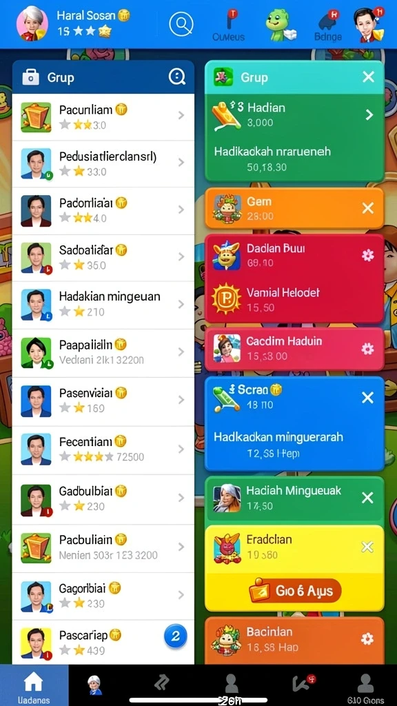 Karakter unik dan kemampuan khusus yang tersedia dalam game.