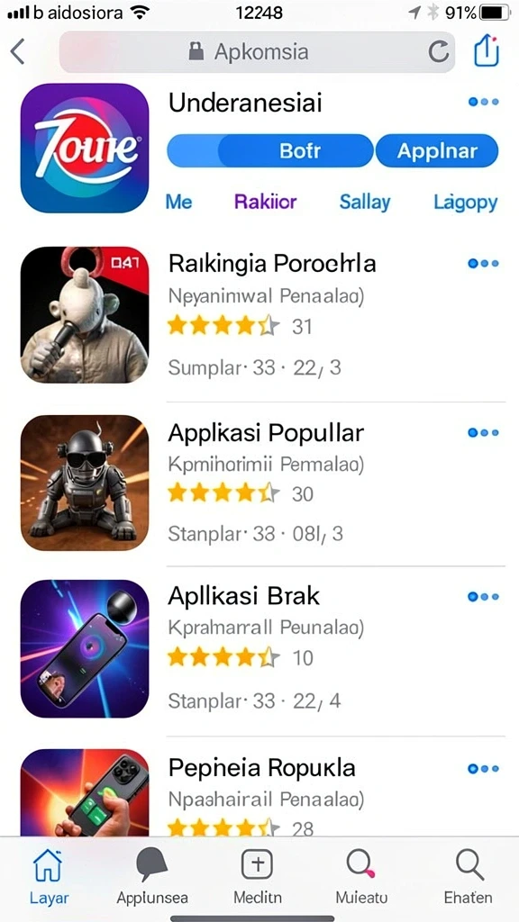Tangkapan layar kedua menampilkan pemandangan indah dalam game.