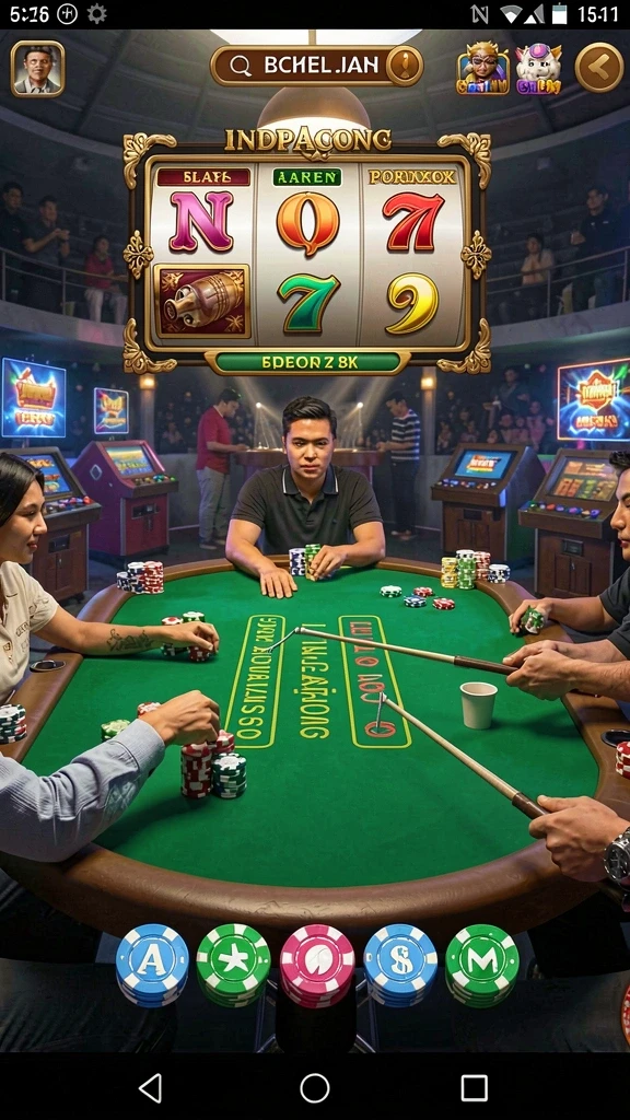 Tangkapan layar ketiga menggambarkan fitur multiplayer yang sedang berlangsung.