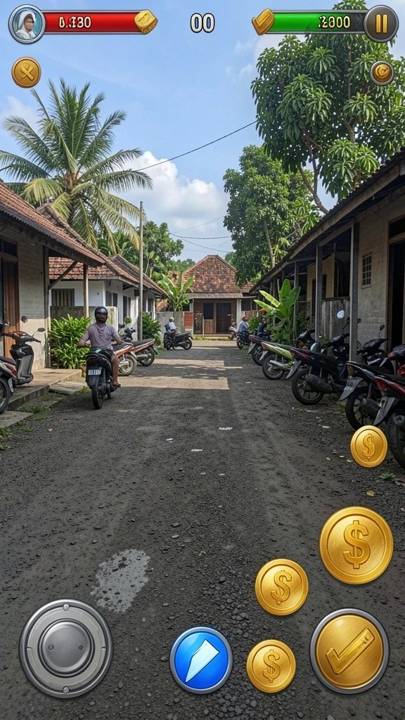 Fitur interaksi sosial yang memungkinkan komunikasi dengan pemain lain.