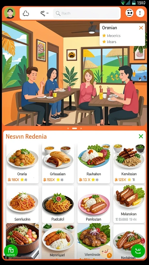 Antarmuka aplikasi yang mudah digunakan.