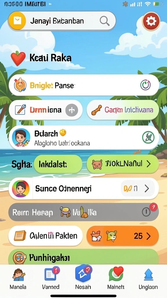 Beragam mode permainan yang tersedia di PC777.