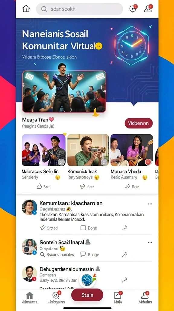 Tampilan antarmuka yang bersih dan mudah dinavigasi.