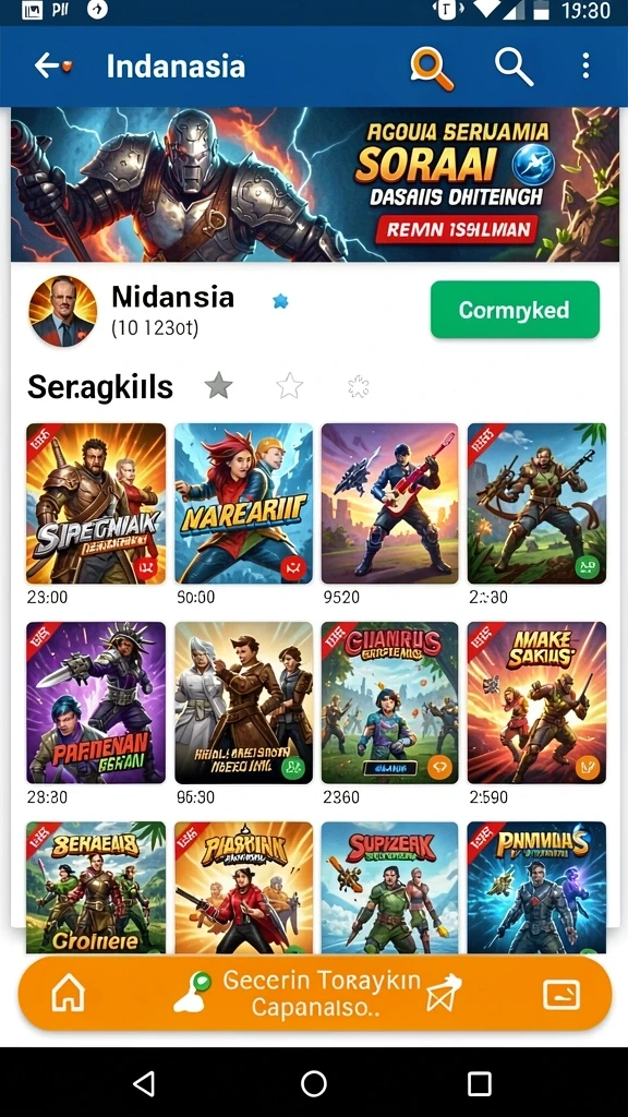 Tampilan antarmuka yang menarik dan mudah dinavigasi.