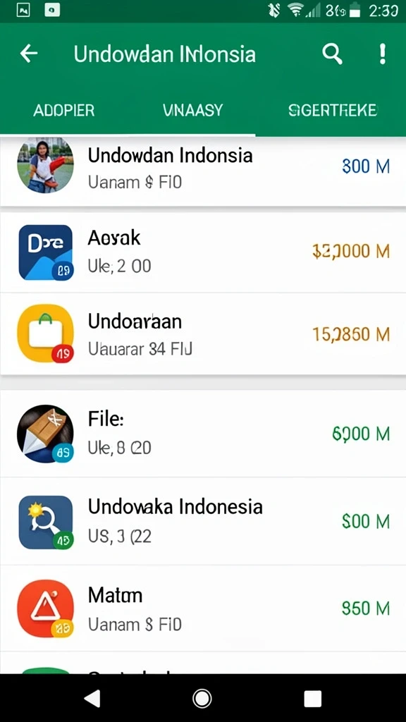 Tampilan antarmuka yang ramah pengguna.