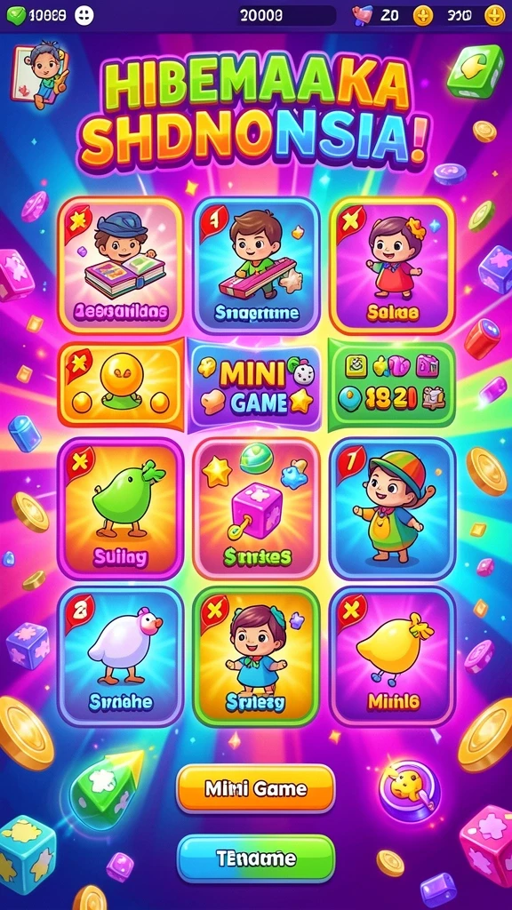 Tampilan menarik dengan berbagai pilihan tema slot.