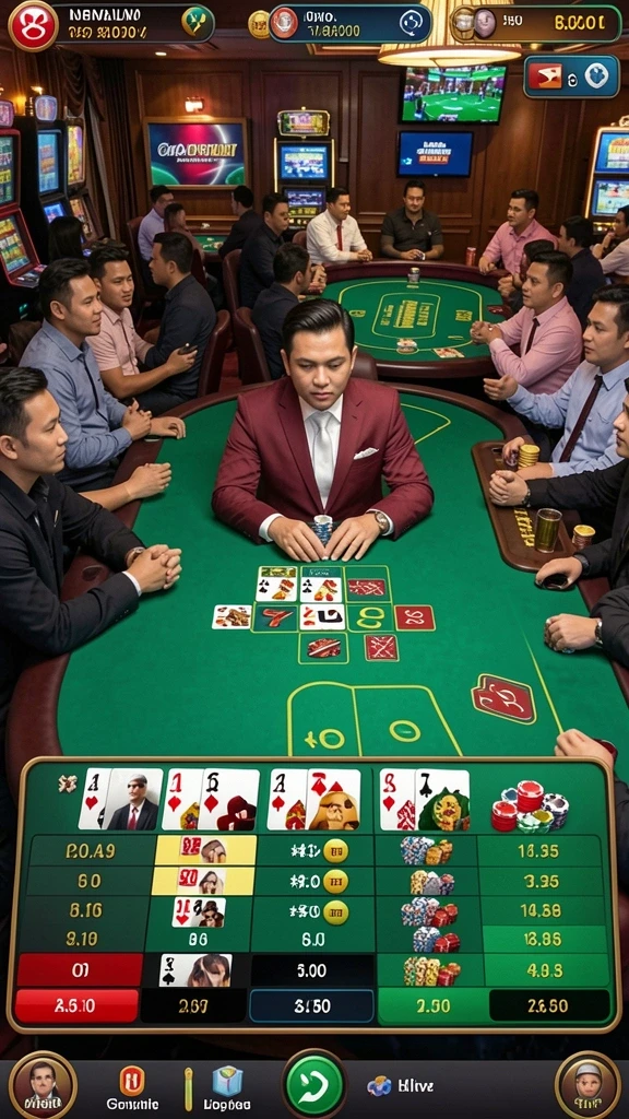 Fitur interaksi dengan pemain lain di dalam game.