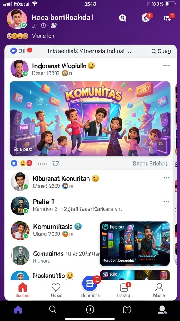Tampilan antarmuka yang modern dan user-friendly.